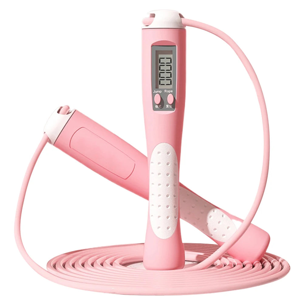 Counting Jump Rope Skipping Rope Adjustable Training Jump Rope with Counter Skipping Long Jump Rope for Kids Adults