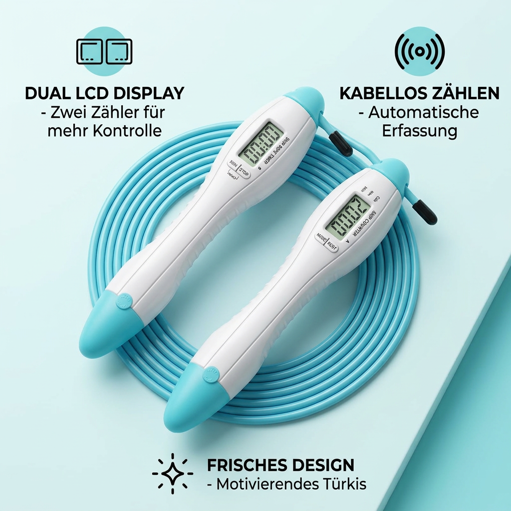Smart Count Springseil – Mit Timer, Zähler & Kalorientracking