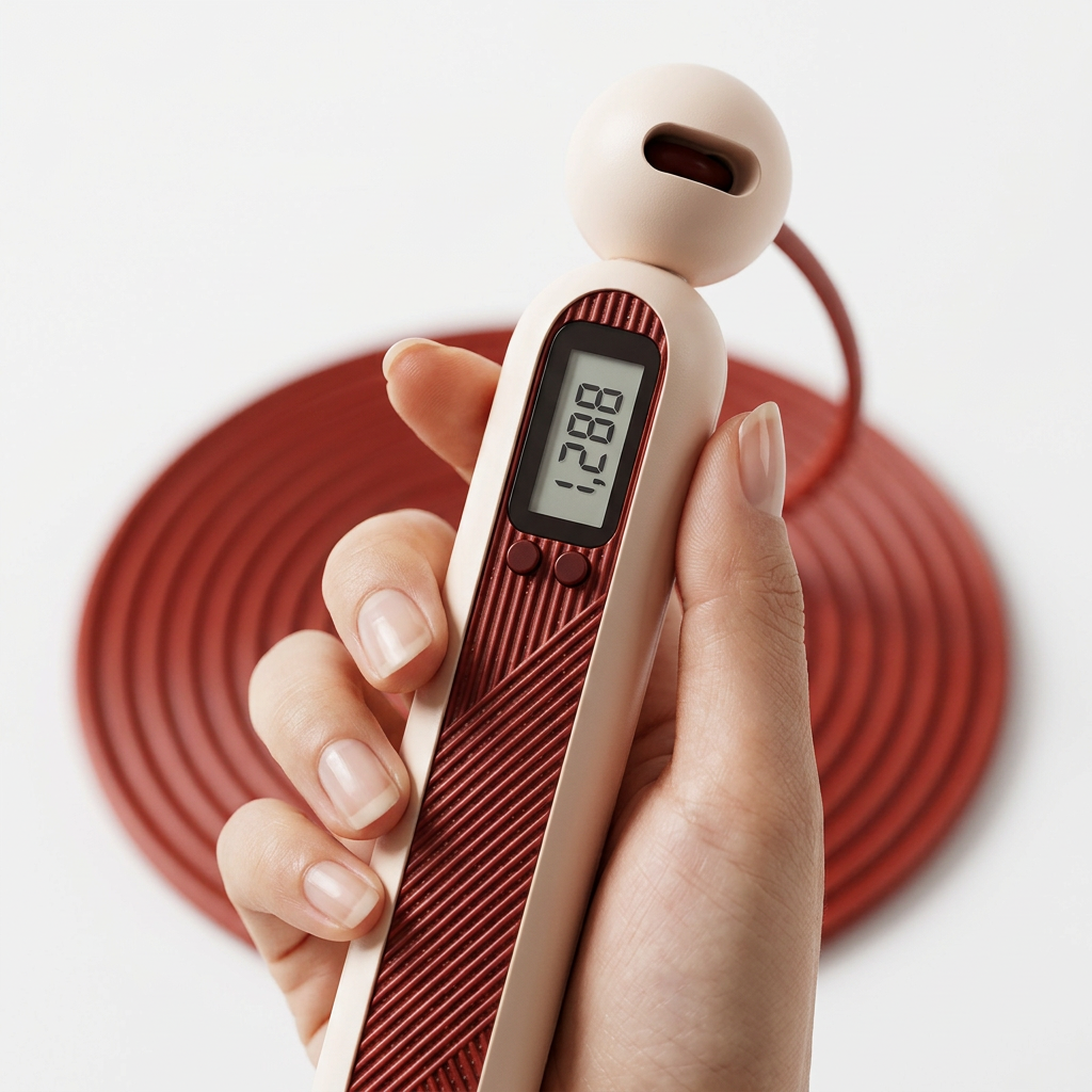 Smart Springseil mit Zähler – Verstellbares Skipping Rope für Fitness & zum Abnehmen